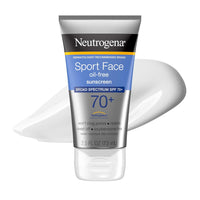 Neutrogena Sport Face Sunscreen Lotion SPF 70+, 2.5 fl. oz - 2.5 Fl Oz (Pack of 3)