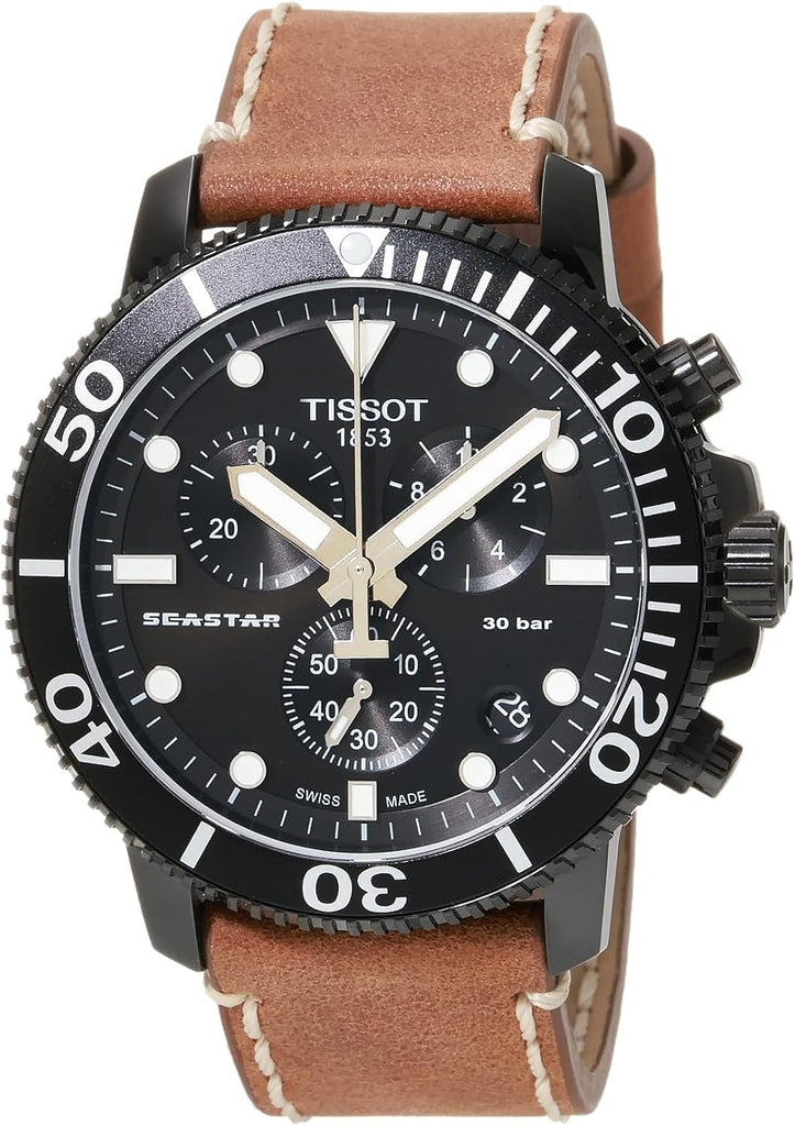 Tissot Mens Seastar 1000 Chronograph 316L Stainless Steel