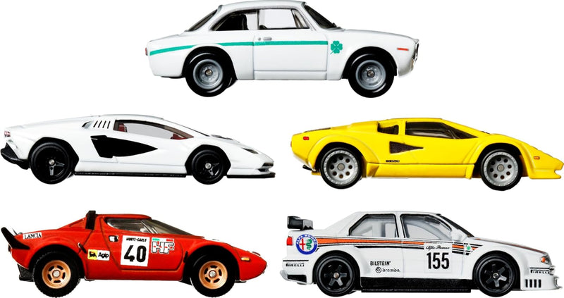 Hot Wheels Premium Car Culture Che Figata - Set de 5 Autos 1:64