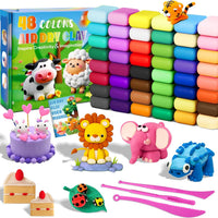 MuseLuxe Air Dry Clay - 48 Colors Modeling Clay Kit