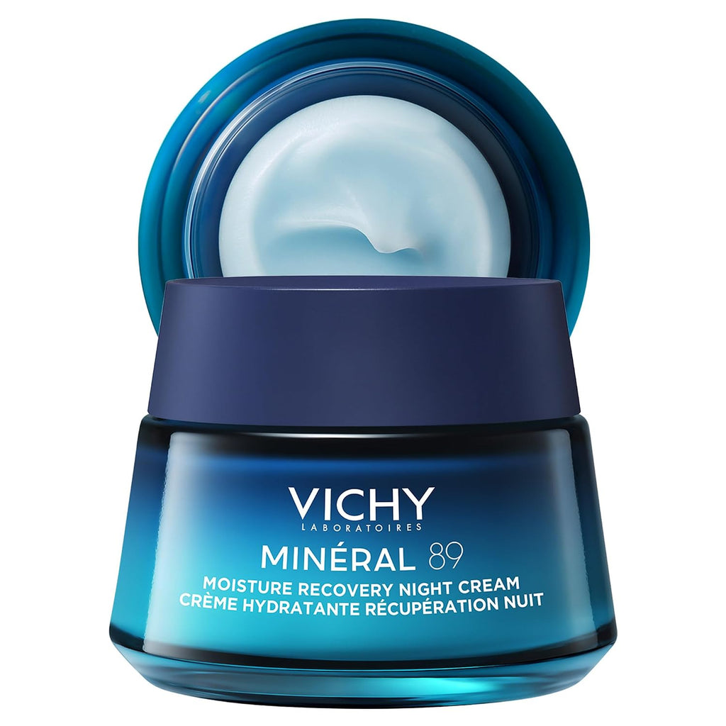 VICHY Minéral 89 Moisture Recovery Night Cream, Face Moisturizer, 1.69oz