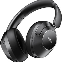 EarFun Wave Pro Active Noise Canceling Headphones, Wireless Over Ear Bluetooth Headphones, LDAC Hi-Res Sound, 5 Mics AI