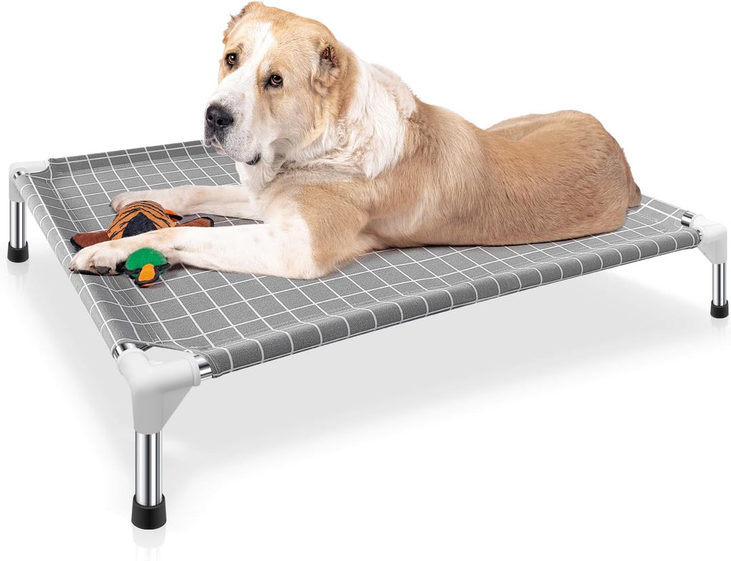 Tensorsine Elevated Dog Bed Pet Cot - Raised Dog Cots Beds for Large Dogs