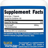 Visita la tienda de Nutricost Nutricost Cápsulas de dihidroberberina (200 mg, 60 cápsulas) - Metabolito más biodisponible de berberina