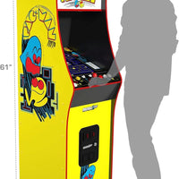 Arcade1Up PAC-Man Deluxe Arcade Machine for Home - 5 Feet Tall - 14 Classic Games