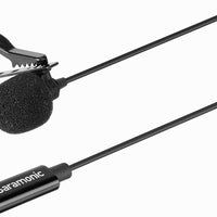 Saramonic LavMicro U3A USB-C Lavalier Microphone, Android, new iPad, Computers & More with 6.6' Cable & 90˚ Adapter for