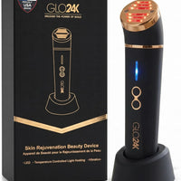 GLO24K 3-in-1 Red Light Massager for Face & Neck