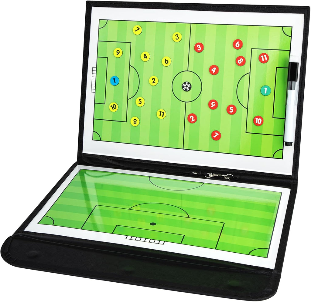 Foldable Magnetic Soccer Coaching Board, Soccer Tactics Strategy Board
