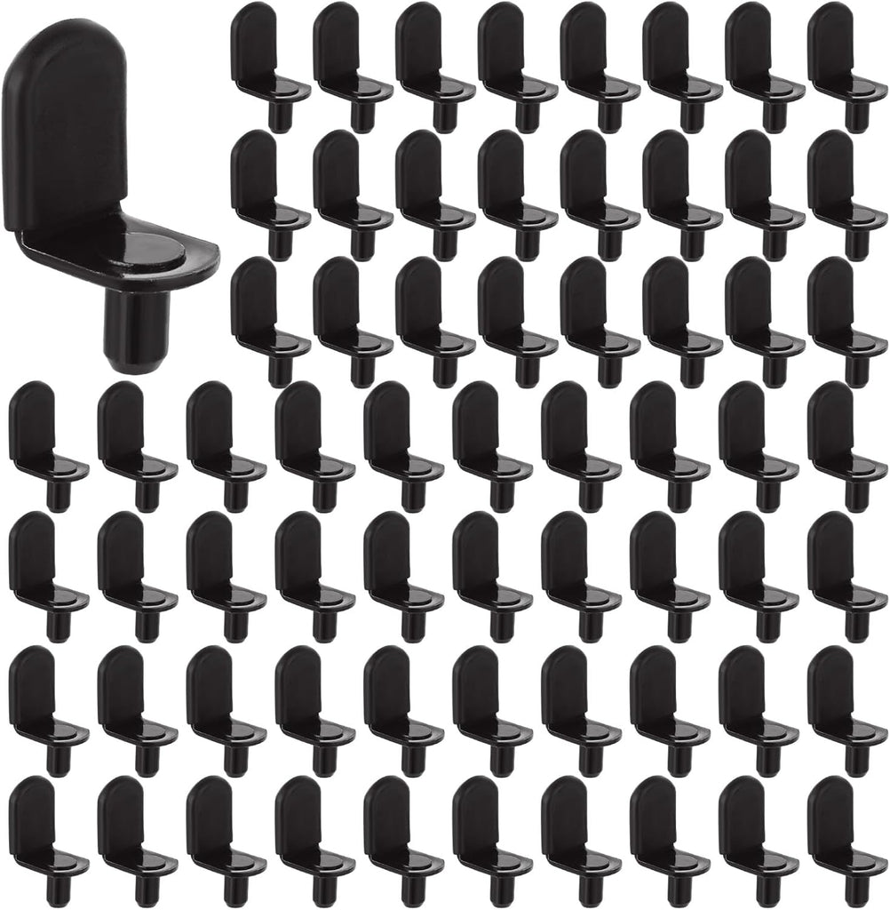 QTLCOHD 200 Pcs Shelf Support Pegs 1/4 Inch Cabinet Shelf Pins