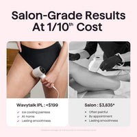 Wavytalk Dispositivo de depilación IPL, Bare It con rodillo de precisión para bikini facial y cuerpo – Larga duración e indoloro, 24J de doble pulso y enfriamiento de hielo, uso en casa para mujeres y