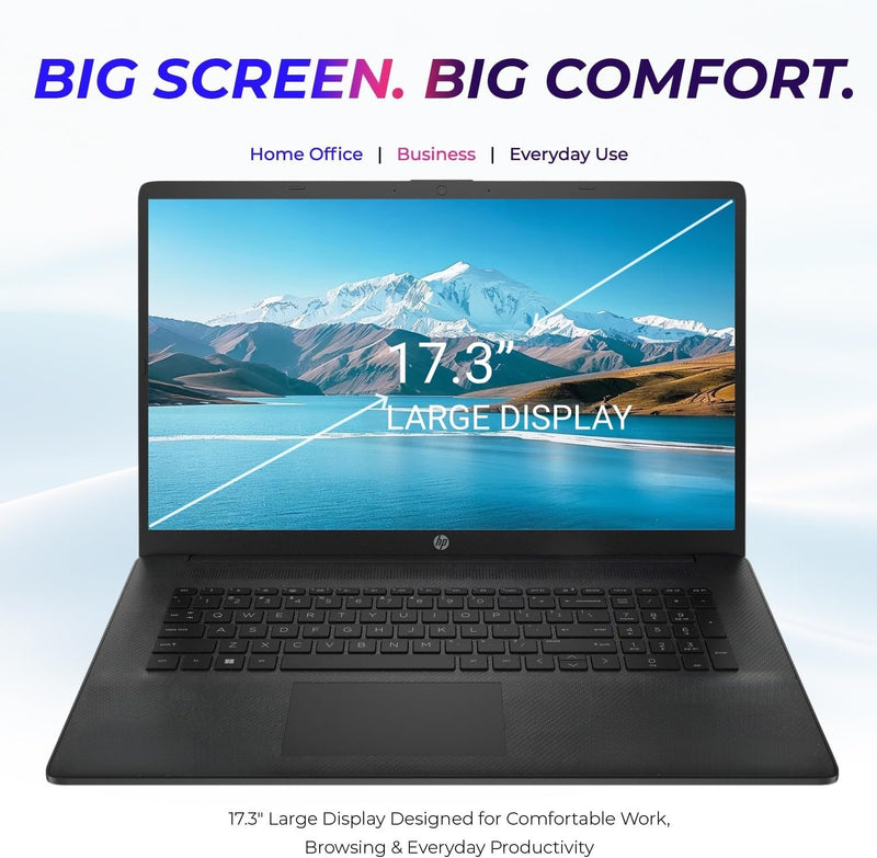 HP New Everyday Slim Laptop, 2026 Edition, Intel N150 Processor, 128GB SSD, 1TB Cloud Storage, Microsoft 365, Copilot AI, Long Battery Life, Windows 11