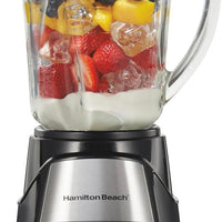 Hamilton Beach Power Elite Wave Action Blender For Smoothies, 40 Oz Glass