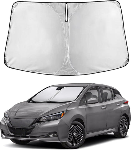 EcoNour Windshield Sunshade Compatible for Nissan Leaf 2018-2023 2024 2025