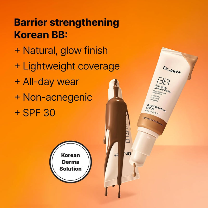 Amazon Dr.Jart+ Premium Beauty Balm Korean Tinted Moisturizer with SPF and Niacinamide | bb cream | Korean Makeup