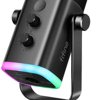 FIFINE AmpliGame AM8 USB/XLR Dynamic Microphone for Gaming Streaming