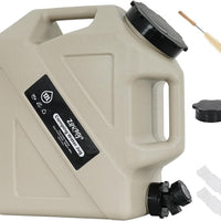 ZORMY 3.2 Gallon Camping Water Container with Spigot,Camping Water Jug,Grey