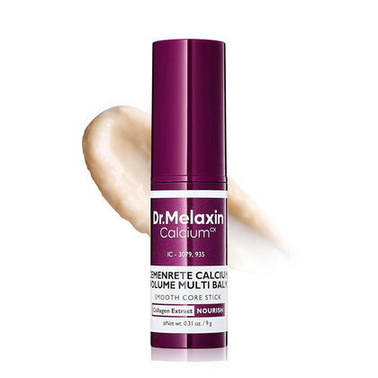 Dr.Melaxin Cemenrete Balsamo Multifuncional de Calcio y Colageno 9g, Tratamiento Antiarrugas para Rostro y Contorno de Ojos, Stick Coreano
