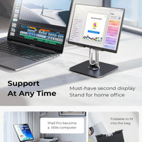 Soporte Ajustable LISEN para iPad y Tablet - Negro