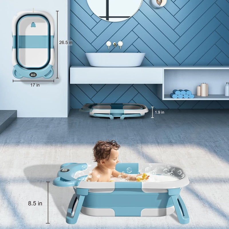 TPN Bañera Plegable para Bebé 0 a 36 Meses con Monitor de Temperatura Modelo 3