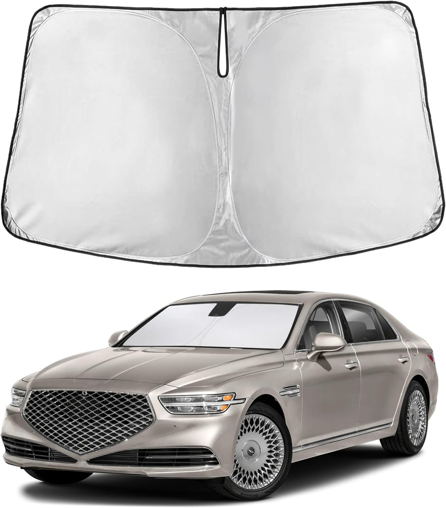 EcoNour Windshield Sunshade Compatible for Genesis G90 2017-2020 2021 2022