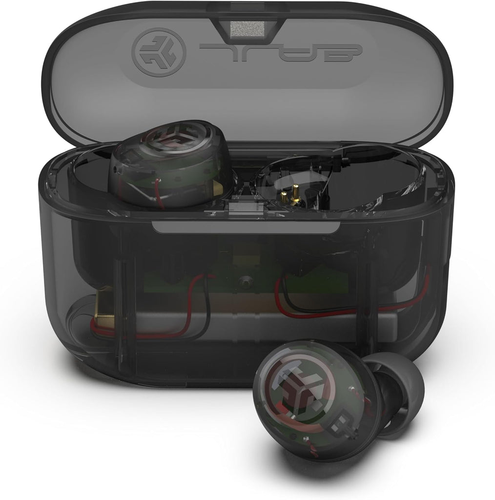 JLab Go Air Pop+, True Wireless Earbuds, Bluetooth Earbuds with Microphone, Dual Connect, EQ3 Sound, Clear