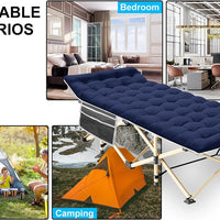 Cama plegable de camping ARAER, 450 libras (carga máxima)