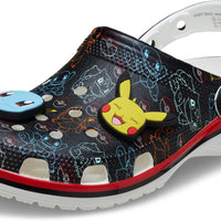 Crocs Unisex-Adult Classic Pokemon Clog, Clogs for Men and Women, Pikachu & Friends, 6 Women/4 Men