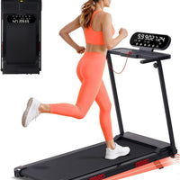MCRG Portable Walking Pad Treadmill with Handle Bar Incline for Home Small