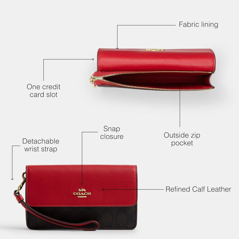 Coach Women's Foldover Wristlet