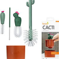 Boon Cacti Bottle Cleaning Brush Set, Terracotta , 4 Piece Set
