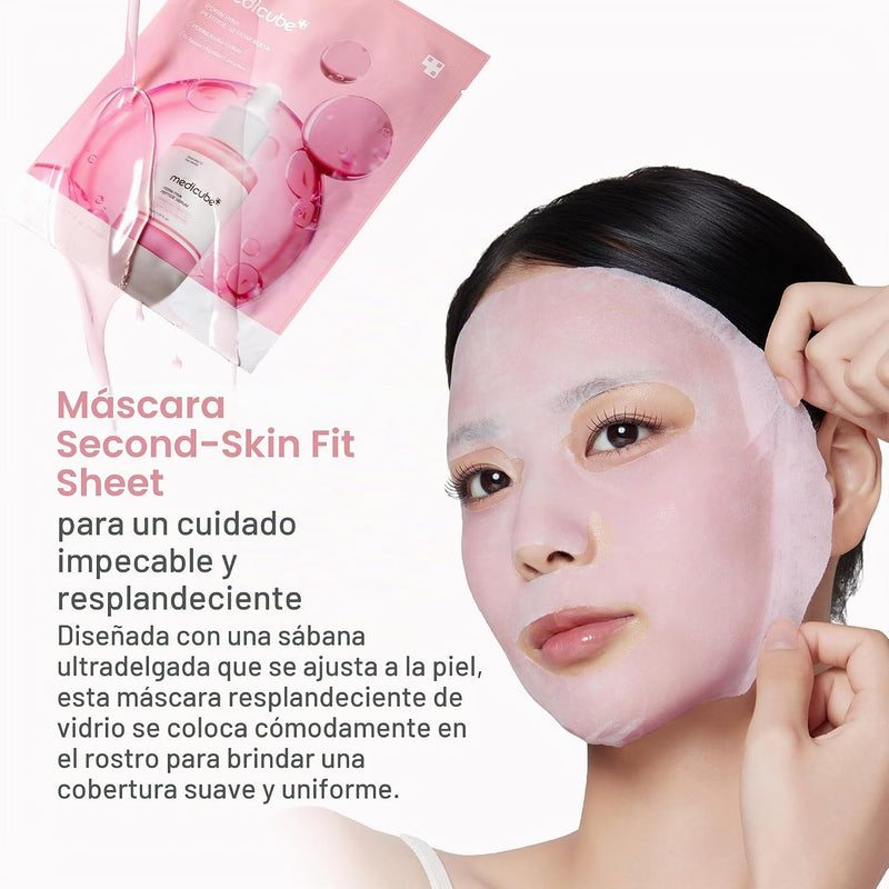 medicube PDRN Pink Peptide Ampoule Sheet Mask 6EA