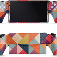 Carbon Fiber Gaming Skin Compatible with PS5 Portal Remote Player - Bright and Happy - Premium 3M Vinyl Protective Wrap