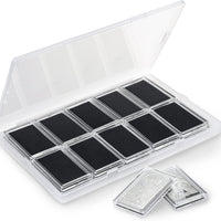 Yncotte 1oz Silver Bar Holder, 20 Pcs Silver Bar Capsule Storage Bar Capsule Container for 1 Ounce Silver Bar