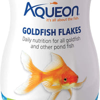 Aqueon Goldfish Fish Food Flakes, 7.12 Ounces