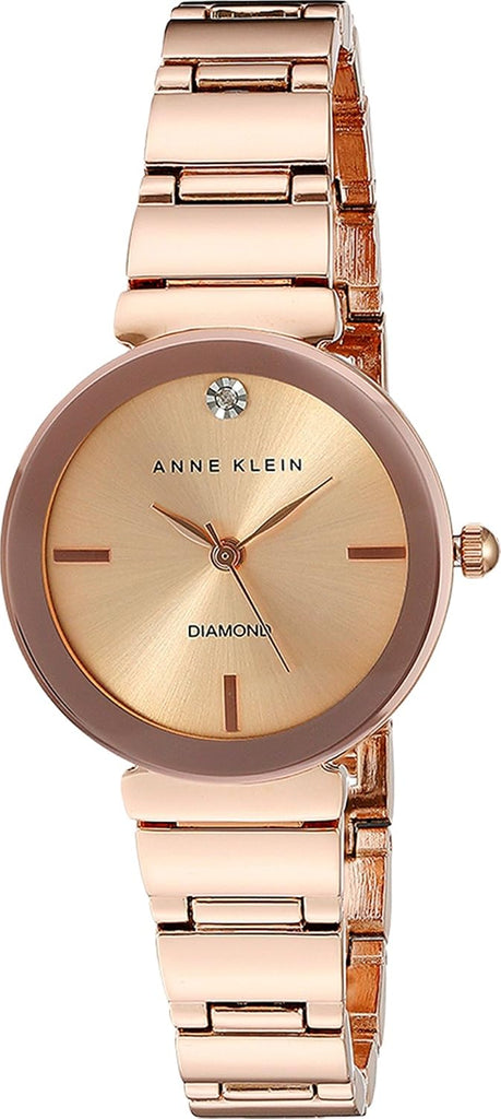 Anne Klein Women's Genuine Diamond Dial Bracelet Watch