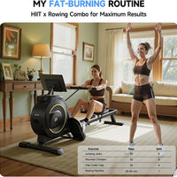 YPOO store Home rowing machine, 350 lb capacity