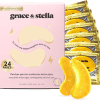 grace & stella - Mascarilla para debajo de los ojos galardonada - Regalos para mujeres - Regalos para niñas adolescentes - Parches de gel para ojeras, ojos hinchados, bolsas debajo de los ojos
