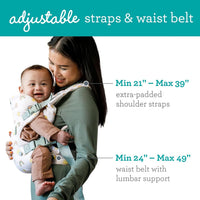 Infantino Flip 4 en 1 Portabebés Ergonómico Convertible Arcoíris