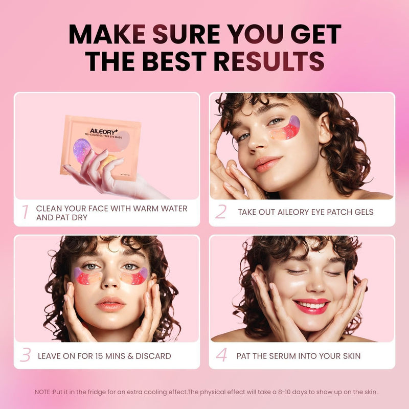 ✨ Despierta una mirada más fresca con AILEORY Under Eye Patches
