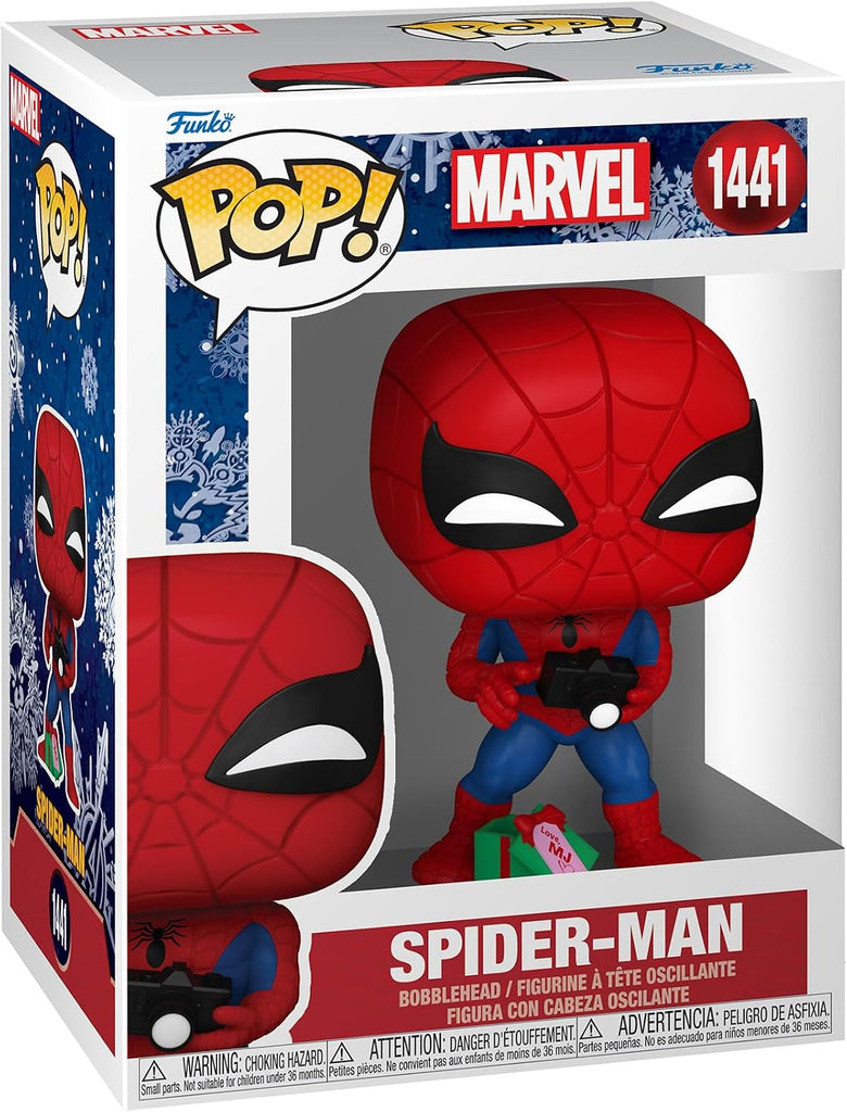 Funko POP! Marvel: Spider-Man with Open Gift