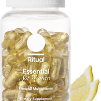 Visita la tienda de Ritual Ritual Multivitamínico Prenatal Esencial para Mujeres: Folato y Colina para Soporte del Tubo Neural, Omega-3 DHA para el Desarrollo del Cerebro Fetal, Hierro, D3 y K2 Auxiliares del Calcio, Sin OGM
