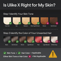 Ulike Dispositivo de depilación X IPL, depilación láser con enfriamiento de hielo, luces dobles y sensor de piel para una depilación casi indolora y de larga duración, 3 modos a medida para cabello di