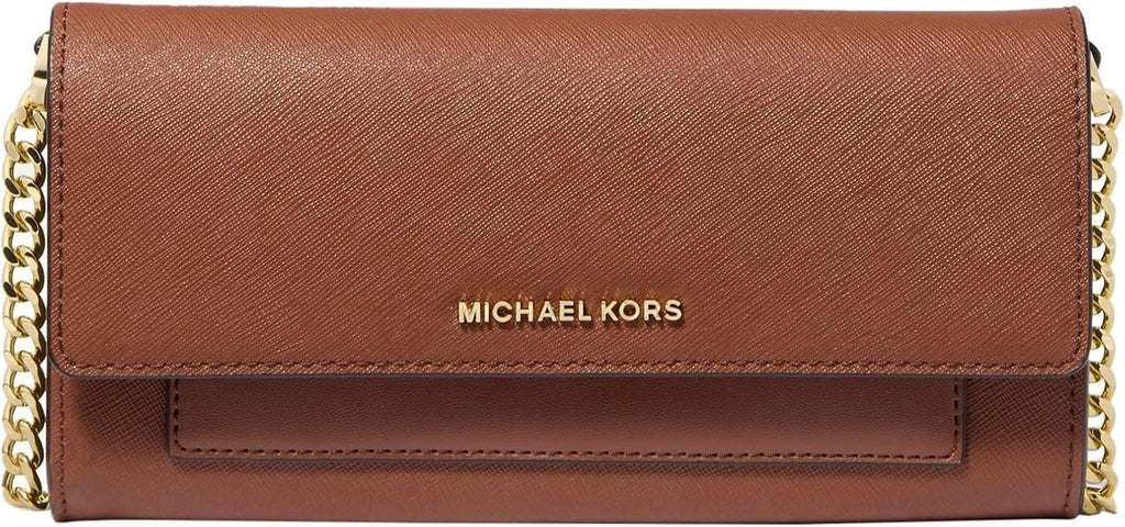 Michael Kors Women's Jet Set Medium 2-in-1 Wallet On Chain Crossbody Bag