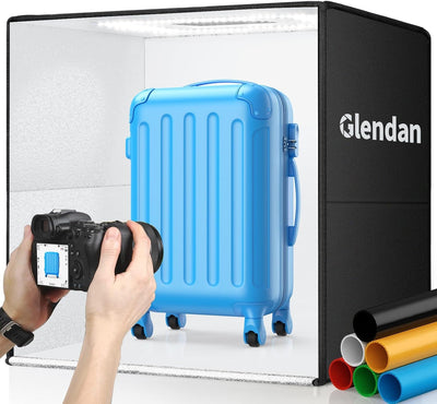 Glendan 24"x24" Light Box Photography, Large Photo Light Box