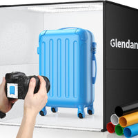 Glendan 24"x24" Light Box Photography, Large Photo Light Box