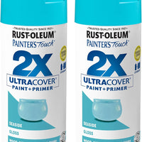 Rust-Oleum Painter's Touch 2X Ultra Cover Spray Paint, Gloss Seaside