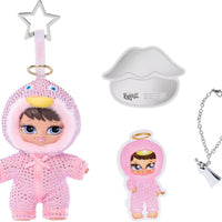 Bratziez Bling Seriez 25th Anniversary Plush Blind Box with Charm Clip and Accessory, Collectible Characters