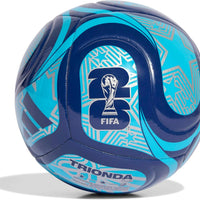 Adidas Unisex-Adult World Cup Soccer Ball, Night Indigo/Semi Pink/Silver Metallic, 3