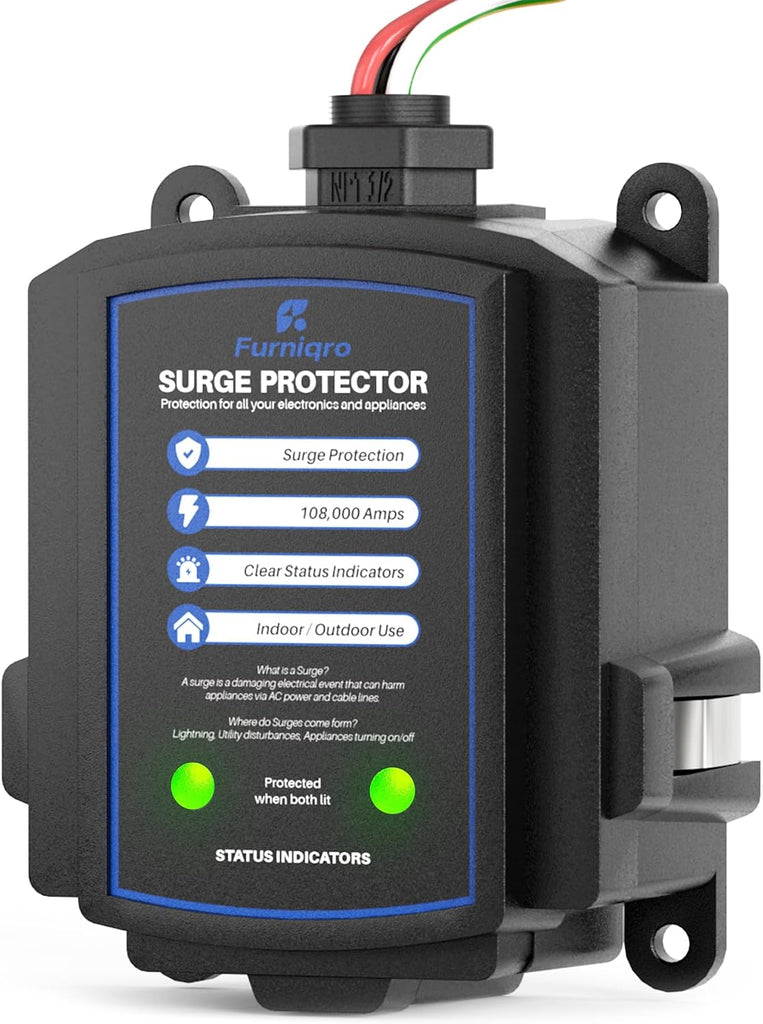 Furniqro FHSPD108S Whole House Surge Protector for 108,000 Amps, Ultimate Surge Protection, Whole Home Surge Protector f