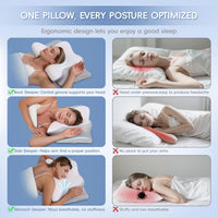 Missleep Cervical Neck Pillow,Memory Foam Pillows